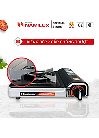Bếp Gas Du Lịch (Bếp Gas Mini) NaMilux Mother│Van An Toàn Inline Cut│Công Suất 2.6 Kw (2.200 kcal/giờ) - Hàng Chính Hãng