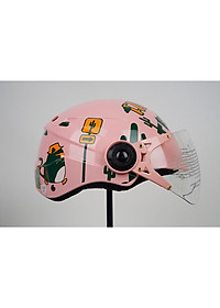 Mũ Bảo Hiểm Trẻ Em Chita Helmets Ct25(K) Tem Mèo Du Lịch - Link Mua