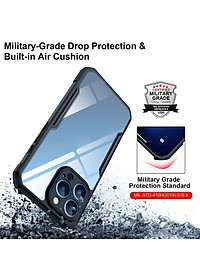Ốp lưng chống sốc cho iPhone 14 / 14 Plus / 14 Pro / 14 Pro Max hiệu Xundd Fitted Armor Case trang bị túi khí bảo vệ góc, gờ bảo vệ camera - Hàng nhập khẩu