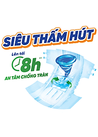 Tã/Bỉm DÁN Caryn Ngày và Đêm hương bạc hà mã mới giá rẻ dành cho người già, người lớn tuổi size M10 miếng