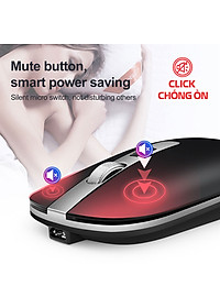 Chuột không dây HXSJ M30 sạc điện wireless 2.4Ghz DPI 1600 - Hàng chính hãng