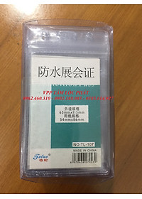 SỈ 50 BỘ THẺ ĐEO NHÂN VIÊN 107 (DỌC, KT 65*115mm) + dây đeo thẻ lụa móc nhựa (LOẠI ĐẸP)