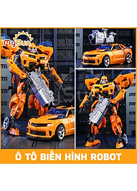 Đồ chơi mô hình xe ô tô biến hình robot người máy Transformer Optimus Prime, Bumblebee MySun