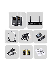 Takstar X3PP - Micro Không Dây UHF Cho Giảng Dạy, Phát Biểu, Sân Khấu, Phạm Vi Hoạt Động 50m - Hàng Chính Hãng