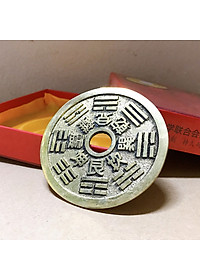 Đồng xu thái tuế bằng đồng nguyên chất size to