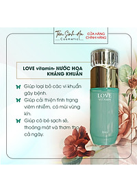 Nước Hoa Vùng Kín Love Vitamin Cao Cấp, Mùi Thơm Quyến Rũ, Xịt Khoáng Kháng Khuẩn, Thơm Vùng Kín, Sạch Sẽ Thoáng Mát Cả Ngày