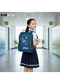 Balo Chống Gù Tiểu Học Cao Cấp Nhiều Ngăn Xbags Universe XB3104 – Chống Nước Tốt, Bền Đẹp, Màu Xanh Đen Cá Tính, Năng Động!