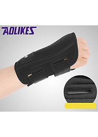 Đai Nẹp Cố Định Khớp Cổ Tay Với 2 Thanh Nẹp Trên Dưới AOLIKES AL1671 1671 Cho Người Chấn Thương Bong Gân Cổ Tay