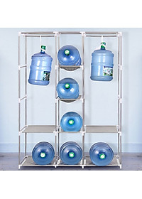 Tủ Vải Quần Áo 3 Buồng 8 Ngăn To, Bền - Hàng Chính Hãng