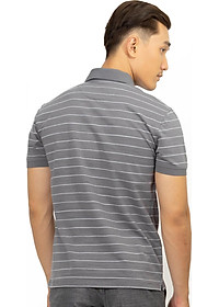 Áo Polo Nam Novelty NATMSLMCSR191236N - Xám Sọc Trắng