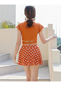 Bikini Hot Áo Croptop Váy Xòe AT136 MayHomes