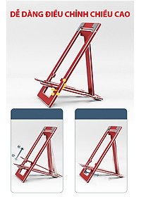 Giá Đỡ Để Bàn Cho Điện Thoại, iPad, Máy Tính Bảng  Hàng Chính Hãng KitAcoom - Chất Liệu Hợp Kim Nhôm Cao Cấp Có Thể Gấp Gọn Và Mang Theo Tiện Dụng 