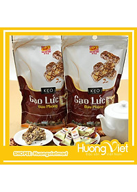 Đặc Sản Sóc Trăng - Kẹo Gạo Lứt Đậu Phộng Tân Huê Viên 200G, Kẹo Gạo Lức Sóc Trăng Giòn Ngon Vị Ngọt Nhẹ Của Gạo Lức, Vị Giòn Của Đậu Phộng