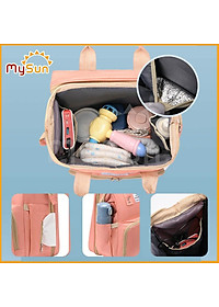 Balo mẹ bỉm sữa cho bé sơ sinh nằm cao cấp chính hãng MySun Nest