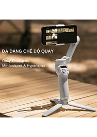 Nơi bán Tay cầm chống rung cho điện thoại DJI Osmo Mobile 4 / Osmo SE - GImbal chống rung 3 trục thế hệ mới, thiết kế gập gọn tiện lợi