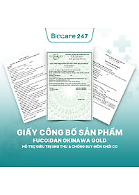 Okinawa Fucoidan Gold – Hỗ trợ điều trị ung thư và chống suy mòn khối cơ