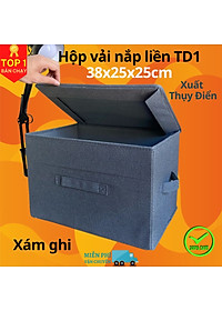 [Xuất Nhật] Hộp Đựng Đồ Đa Năng TD1 – Túi Vải Đựng Quần Áo Chăn Màn Phong Cách Thụy Điển Sang Trọng, Lịch Sự – Hàng Chính Hãng