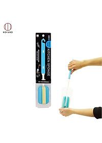 Dụng cụ cọ rửa bình nước, chai lọ cán dài Kokubo - Made in Japan