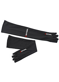 Găng ống tay chống nắng Kiotool Nam Nữ vải lụa băng, tất vớ dài đeo tay co dãn tối đa tiện dụng