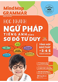 Sách Mindmap Grammar - Học Nhanh Ngữ Pháp Tiếng Anh Bằng Sơ Đồ Tư Duy (Tổng Hợp Ngữ Pháp Lớp 3-4-5 Theo Chủ Đề)
