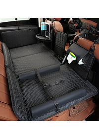 Giường nệm treo ghế ô tô GẤP GỌN - KHÔNG CẦN BƠM, Chịu tải lên đến 600kg, chất liệu cao cấp