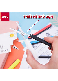 Kéo Tiện Lợi Deli - Nhỏ Gọn - Lưỡi Sắc Bén - Nhiều Màu - 1 Chiếc - 600