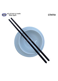 Đũa đầu búp gỗ Trắc Việt Nam Siêu sạch (10 đôi) Kháng khuẩn, không nấm mốc (CTH754) để mộc siêu bền - an toàn sức khỏe