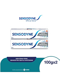 Bộ 2 Kem Đánh Răng Sensodyne Gentle Whitening 100g
