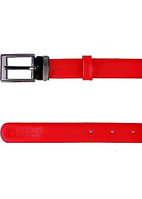 Thắt lưng nữ da bò Huy Hoàng cỡ lớn màu đỏ HT5106