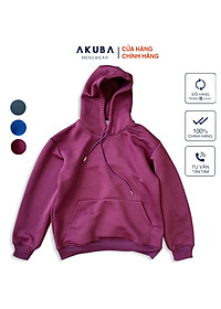Áo hoodie thể thao cao cấp xuất khẩu freesize AKUBA nam nữ unisex dày dặn co giãn bền màu không co rút 01j0073