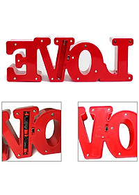 Đèn led trang trí chữ LOVE - Đỏ