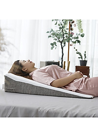 Đệm Chống Trào Ngược Dạ Dày Thực Quản Người Lớn Hi-Sleep Dài 90cm - Dài hơn - Chống trượt tuyệt đối - Nghiêng trái thoải mái - Được bác sĩ khuyên dùng
