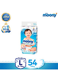 [Mã mới] Tã dán cao cấp Moony NB90/S84/L54 (Nhập khẩu từ Nhật Bản)