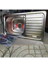 Chậu Rửa Bát Inox Chính Hãng Tân Á Đại Thành Nhiều Kích Thước - Loại 2 hộc, 1 hộc 1 cánh,..Tặng kèm bộ xi phông