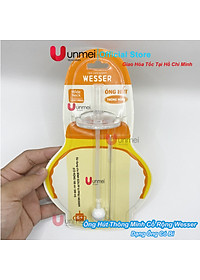 Ống Hút Thay Thế Thông Minh Có Bi Cho Bình Wesser PP Hoặc PPSU Cổ Rộng 180/260ml - Hàng Chính Hãng Tại Unmei Trading