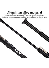 Máy bơm khí ZTTO 300PSI giảm chấn cho xe đạp MTB áp suất cao với thiết bị đo van Schrader & Presta