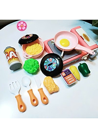 Đồ Chơi Nấu Ăn Cho Bé 16 Chi Tiết Happy Kitchen