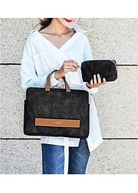 Túi xách da, cặp xách da chống sốc cho macbook, laptop, surface cao cấp