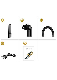 Máy hút bụi cầm tay không dây HEPA 6000pa dùng cho vệ sinh xe ô tô