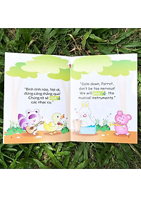 Sách - Truyện Tranh Song Ngữ Việt - Anh Cho Bé  Về Kỹ Năng Sống (Bộ 12 quyển)