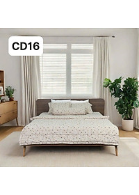 Bộ Ga 4 món Cotton Đũi Tatana mền mịn, thoáng mát  Mẫu ngẫu nhiên ( chọn mẫu ib shop )