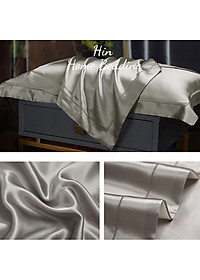 Vỏ Áo Gối Nằm Lụa 50x70cm Hin Home Bedding Mẫu 1