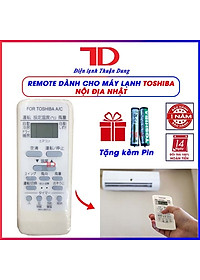 Remote điều khiển dành cho điều khiển máy lạnh To shiba hàng chính hãng - Điện Lạnh Thuận Dung