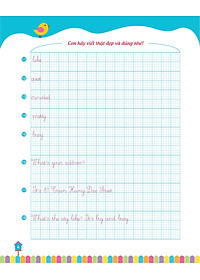 Sách Con Luyện Viết - Con Nhớ Từ - Từ Vựng Tiếng Anh Lớp 5