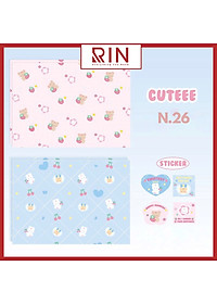 Giấy bọc sách vở / Giấy gói quà / giấy bao tập / giấy bao vở học sinh, sinh viên size A4, B5, A5 cao cấp – 24 cuốn