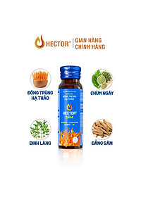 Bộ 2 hộp nước nấm Đông trùng hạ thảo Hector Sâm và Hector Collagen ( 20x50ml)