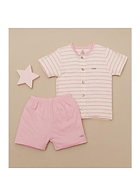 Bộ Quần Áo Cộc Cài Thẳng Nous - Chất Liệu Nu Petit Bé Gái - Bé Trai (Size từ 3-6 Tháng Đến 9-12 Tháng)