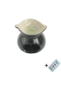 Lò xông tinh dầu hình lá (Mầu sắc ngẫu nhiên)