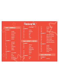 Tiếng Anh 4 i-Learn Smart Start - Flashcards