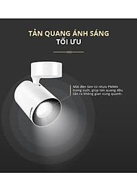 Đèn Rọi ray, Đèn chiếu điểm Spotlight Panasonic Công suất 7W Loại Gắn thanh ray và Loại Gắn trần